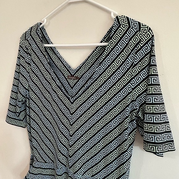 J. McLaughlin Wmns L Grecian Link Sheath Dress Signature Catalina Cloth Stretch - Picture 6 of 13